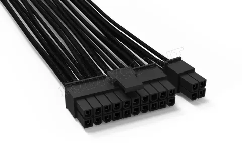 Photo de Cable Modulaire be quiet! CB-6620 - 1x 20+4 pins pour carte mère (Noir)