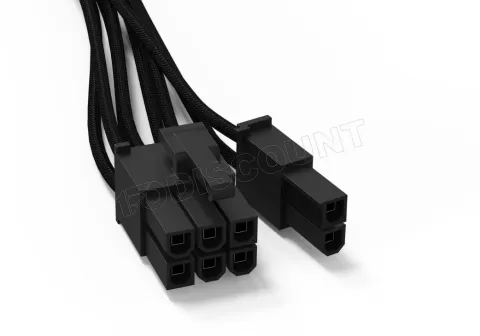 Photo de Cable modulaire be quiet! CP-6610 - 1x PCIe 6+2 pins (Noir)