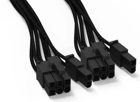 Photo de Cable modulaire be quiet! CP-6620 - 2x PCIe 6+2 pins (Noir)