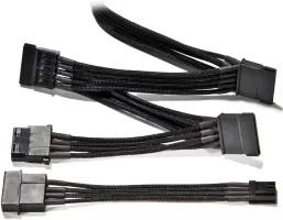 Photo de Cable Modulaire be quiet! Multi CM-30750 - 3x S-ATA + 1x Molex (Noir)