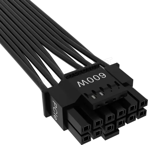 Photo de Cable modulaire Corsair 12VHPWR - 1x PCIe 12+4 pins (Noir)