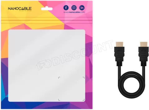 Photo de Câble Nanocable HDMI 2.0 M/M 10m (Noir)