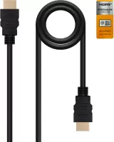 Photo de Câble Nanocable Premium HDMI 2.0 M/M 1m (Noir)