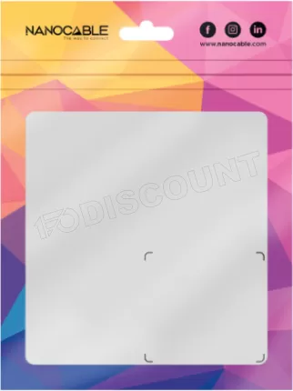 Photo de Câble Nanocable USB-A - Lightning M/M 2m (Blanc)