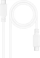 Photo de Câble Nanocable USB-C 2.0 M/M 1m (Blanc)