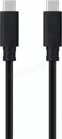 Photo de Câble Nanocable USB-C 3.2 M/M 3m 100W (Noir)