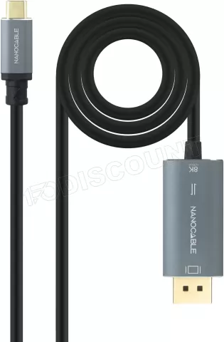 Photo de Cable Nanocable USB-C vers HDMI M/M 2m (Noir)