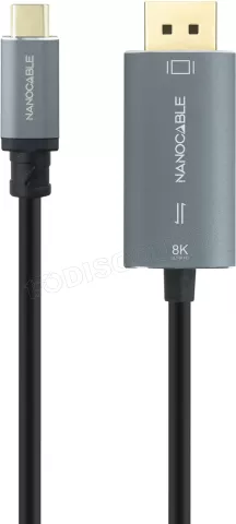 Photo de Cable Nanocable USB-C vers HDMI M/M 2m (Noir)