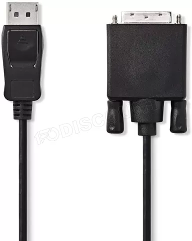 Photo de Cable Nedis DisplayPort vers DVI-D 2m (Noir)