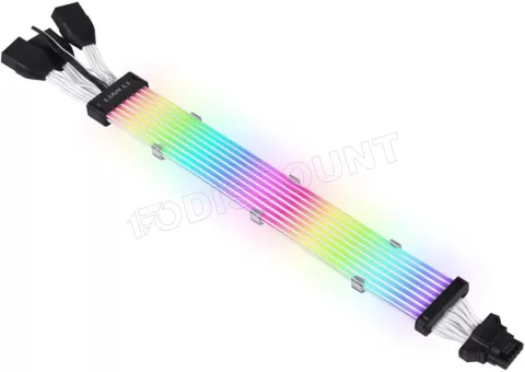 Photo de Câble Triple 8 pin vers 12VHPWR Lian Li Strimer Plus V2 RGB