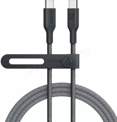 Photo de Cable USB-C Anker 544 - 1,8m M/M (Gris)