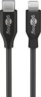 Photo de Cable USB-C Goobay vers Lightning 1m M/M (Noir)