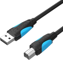 Photo de Cable Vention USB 2.0  A/B M/M 1m (Noir)
