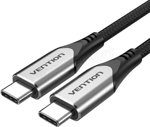 Photo de Cable Vention USB-C M/M 1.5m 60W (Gris)
