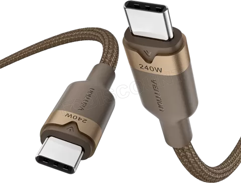 Photo de Cable Vention USB-C M/M 1m 240W (Marron)