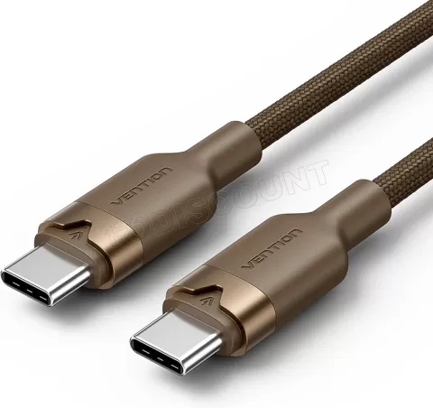 Photo de Cable Vention USB-C M/M 1m 60W (Marron)