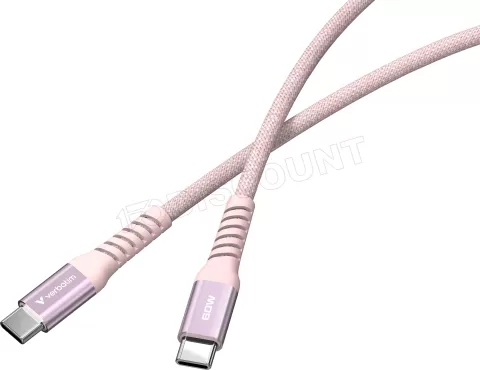 Photo de Câble Verbatim USB-C magnétique 1,2m M/M 60W (Rose)