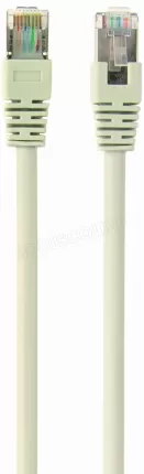 Photo de Câble/Cordon réseau CableXpert RJ45 Catégorie 6 FTP (F/UTP) Droit 2m (Gris)