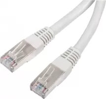 Photo de Câble/Cordon réseau RJ45 Catégorie 6 FTP (F/UTP) Droit 1m (Gris)