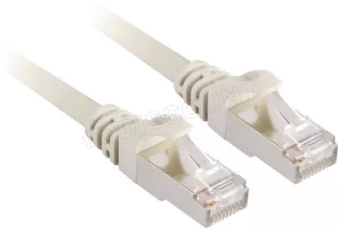 Photo de Câble/Cordon réseau RJ45 MCL-Samar Catégorie 6 UTP (U/UTP) Droit 1m Gris)