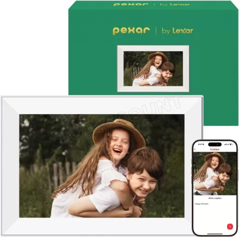 Photo de Cadre photo Numérique Lexar Pexar PX-101 10" tactile (Gris)