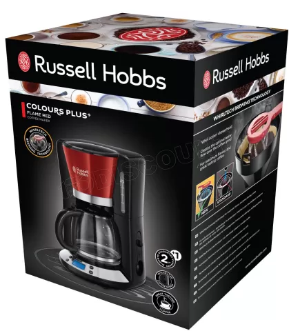 Photo de Cafetière Krups Russell Hobbs Colours Plus+ (Noir/Rouge)