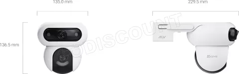 Photo de Caméra extérieure Ezviz Kit HB90x Double Objectif 4G (Blanc)