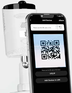 Photo de Caméra IP extérieur Reolink Argus B320 avec panneau solaire