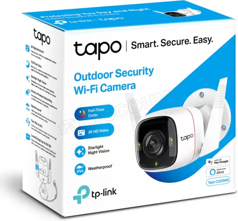 Photo de Caméra IP extérieur TP-Link Tapo C320WS Wifi - IR 30m (Blanc)