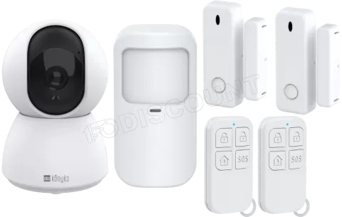 Photo de Caméra IP intérieur  Konyks Pack Sécurité KO338690 (Blanc)