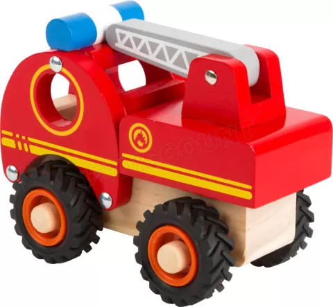 Photo de Camion de pompiers en bois 13cm