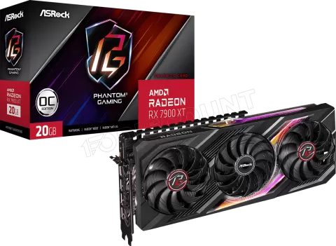 Photo de Carte Graphique AMD ASRock Radeon RX 7900 XT Phantom Gaming OC 20Go