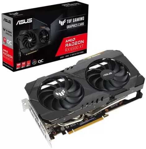 Photo de Carte Graphique AMD Asus Radeon RX 6500 XT Tuf Gaming OC 4Go