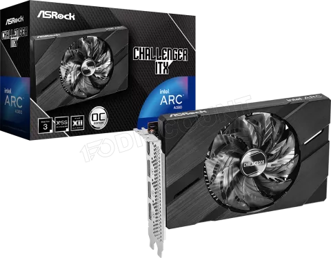 Photo de Carte Graphique ASRock Intel Arc A380 Challenger OC 6Go