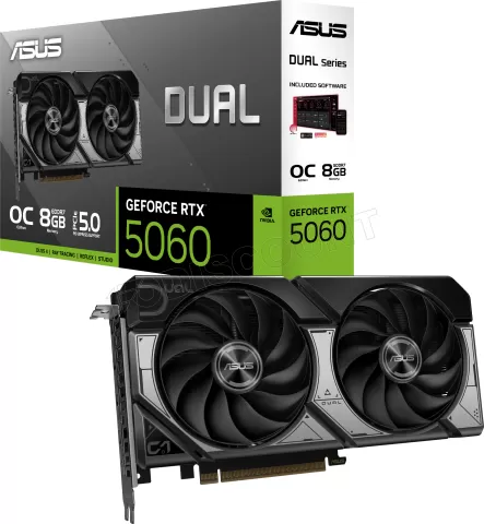 Photo de Carte Graphique Asus GeForce RTX 5060 Dual OC