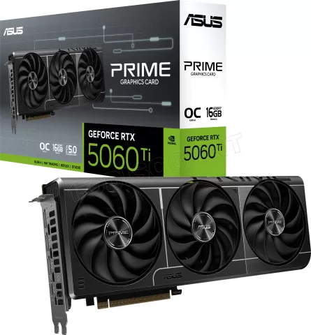 Photo de Carte Graphique Asus GeForce RTX 5060 Ti Prime OC 16Go
