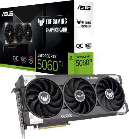 Photo de Carte Graphique Asus GeForce RTX 5060 Ti Tuf Gaming OC 16Go