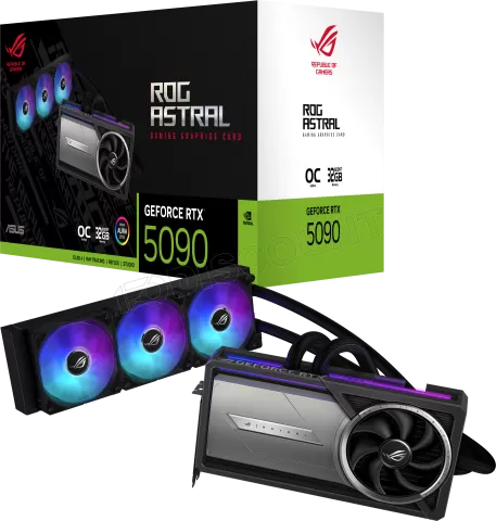 Photo de Carte Graphique Asus GeForce RTX 5090 Rog Astral LC OC