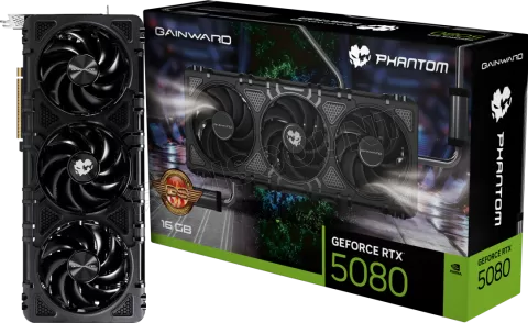 Photo de Carte Graphique Gainward GeForce RTX 5080 Phantom Golden Sample