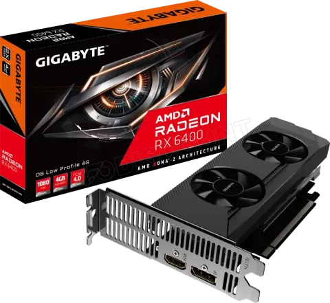 Photo de Carte Graphique Gigabyte AMD Radeon RX 6400 D6 4Go Low Profile