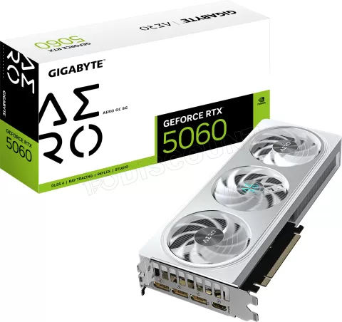 Photo de Carte Graphique Gigabyte GeForce RTX 5060 Aero OC