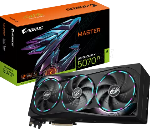 Photo de Carte Graphique Gigabyte GeForce RTX 5070 Ti Aorus Master