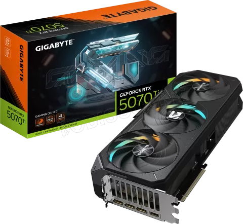 Photo de Carte Graphique Gigabyte GeForce RTX 5070 Ti Gaming OC