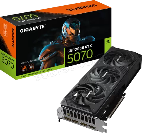 Photo de Carte Graphique Gigabyte GeForce RTX 5070 Windforce OC SFF