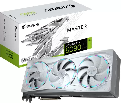 Photo de Carte Graphique Gigabyte GeForce RTX 5090 Aorus Master Ice