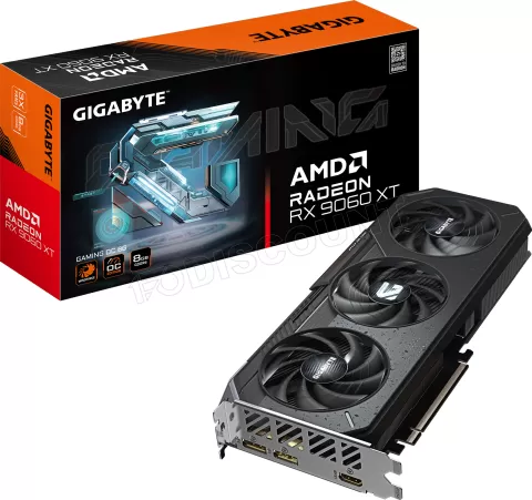 Photo de Carte Graphique Gigabyte Radeon RX 9060 XT Gaming OC 8Go