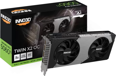 Photo de Carte Graphique Inno3D GeForce RTX 5060 Ti Twin X2 OC 8Go