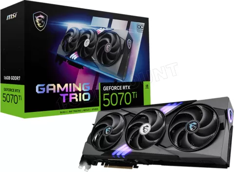 Photo de Carte Graphique MSI GeForce RTX 5070 Ti Gaming Trio OC
