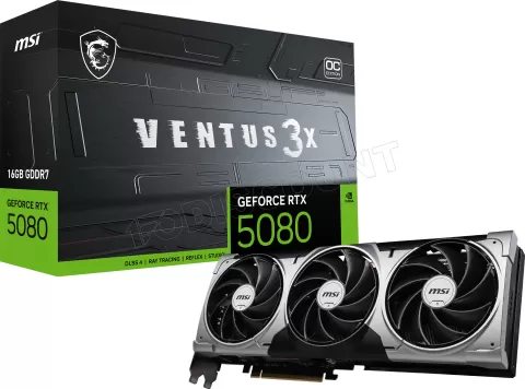 Photo de Carte Graphique MSI GeForce RTX 5080 Ventus 3X OC