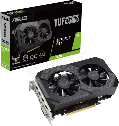 Photo de Carte Graphique Nvidia Asus GeForce GTX 1650 Tuf Gaming V2 OC 4Go GDDR6